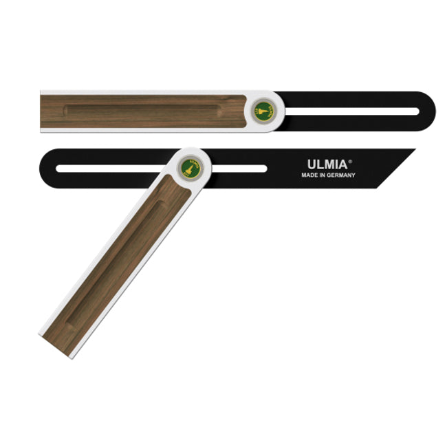 Ulmia 504-330 Enclos de précision en aluminium avec rail en acier mobile avec blocage de l'angle de n'importe quel angle par écrou à ailettes, disque spécial 330 mm 0,43 kg