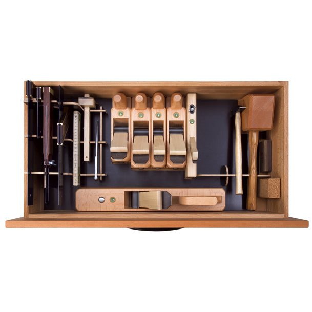 Ulmia Werkzeugsatz 306 für Unterbauschrank in Draufsicht