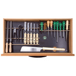 Ulmia Werkzeugsatz 314 für Unterbauschrank in Draufsicht