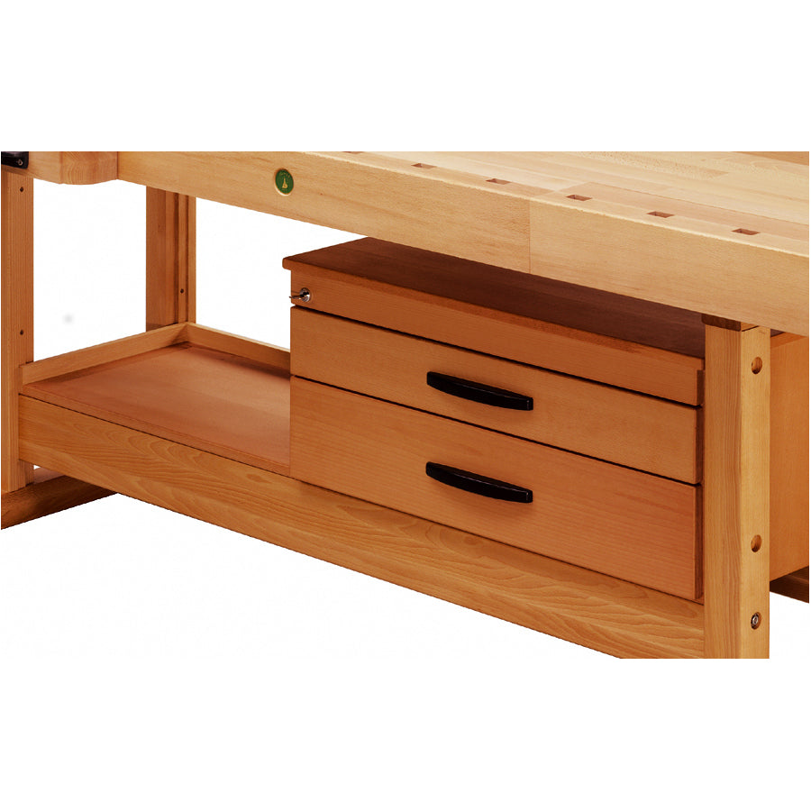 Ulmia Unterbauschrank zu Ulmia Hobelbank in Frontansicht