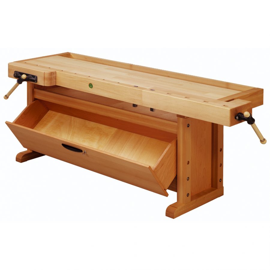 Ulmia Kipplade zu Ulmia Hobelbank in Frontansicht