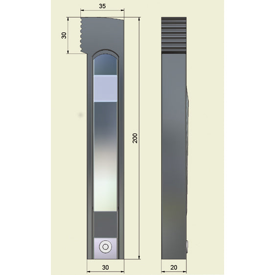Ulmia Recheckt-Bankhaken zu Ulmia Hobelbank in Frontansicht