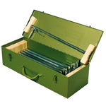 Ulmia Montagebox mit 9 Ulmia Türzargenspreizen in Seitenansicht