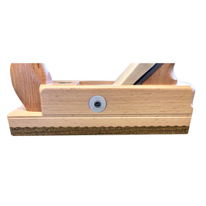 Ulmia Doppelhobel mit Pockholzsohle in Frontansicht