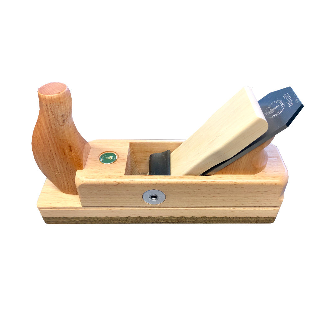 Ulmia Doppelhobel mit Pockholzsohle in Frontansicht