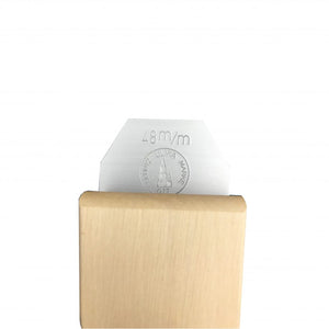 Ulmia Doppelhobel mit Weißbuchensohle Ansicht Hobeleisen