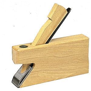 Ulmia Absatz-Simshobel mit Doppeleisen und Weißbuchensohle in Frontansicht