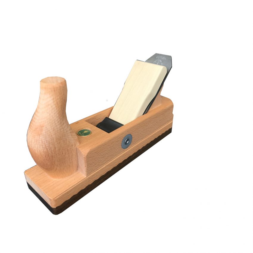 Ulmia Schlichthobel mit Pockholzsohle in Frontansicht