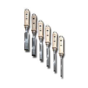 Ulmia Stechbeitel-Satz geschliffen in Frontansicht