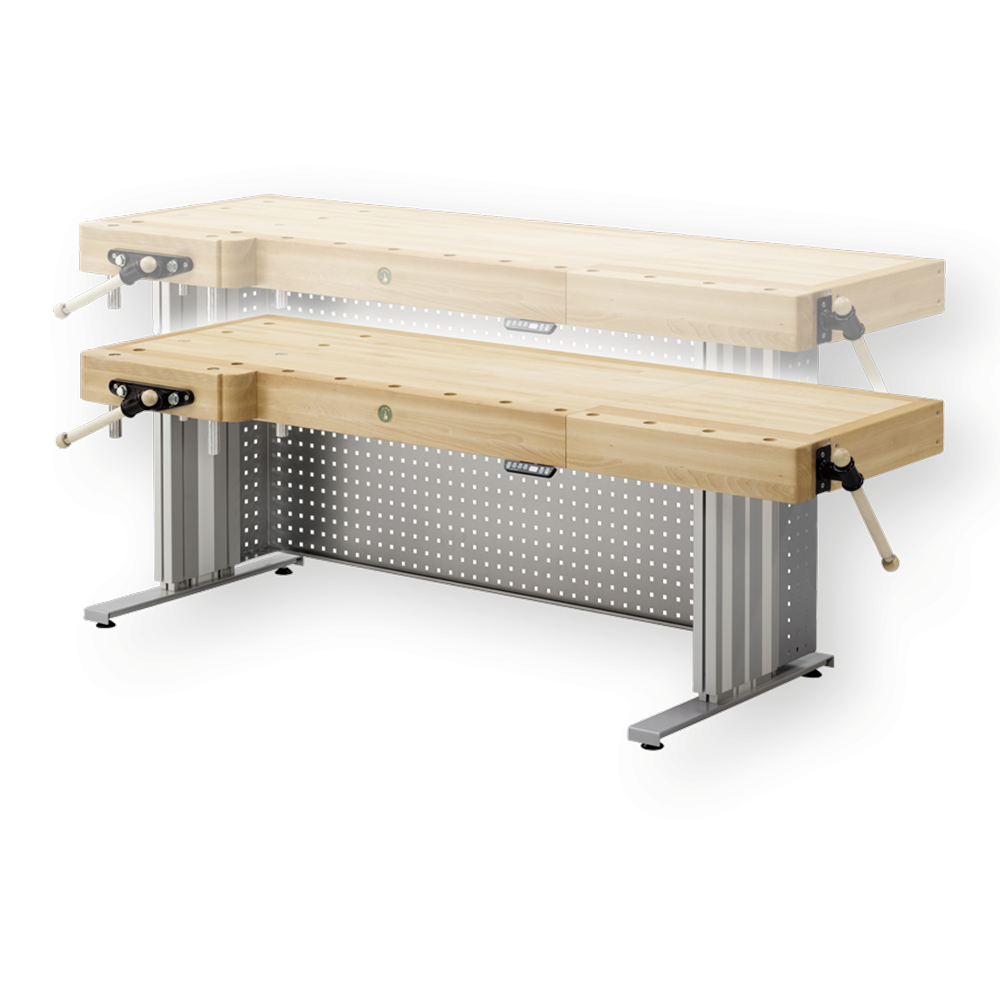 Ulmia Hobelbank Modell 4-200 eHV in Frontansicht