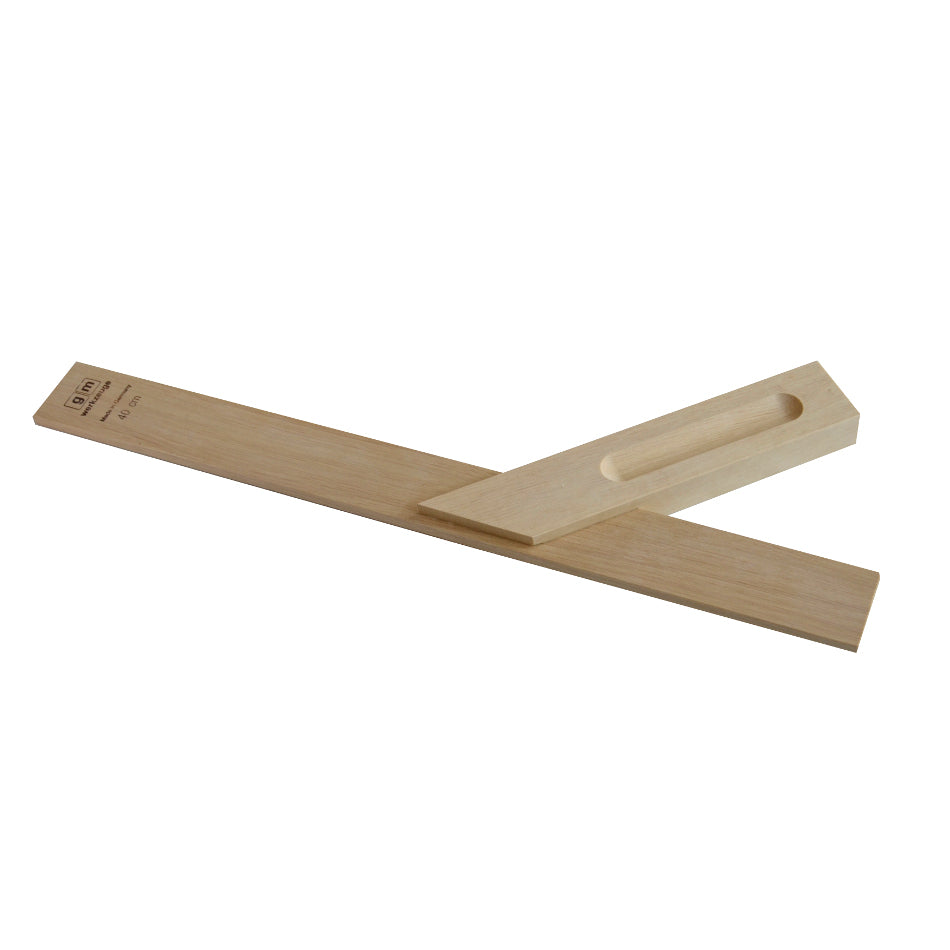 gm Weißbuchengehrmaß 400 mm in Draufsicht