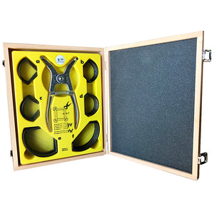 gm Arbeitsgarnitur im Holzkasten in Draufsicht