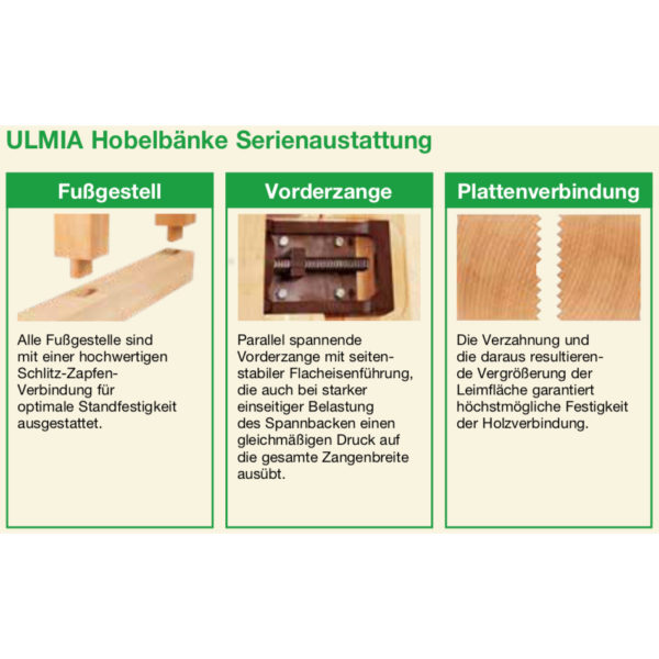 Hobelbank ULMIA höhenverstellbar